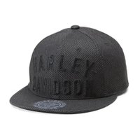 Men's Staple Fitted Novelty Cap - Black Herringbone - S: 