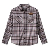 Men?s 120th Anniversary Plaid Shirt ? Grey Plaid - XL: 