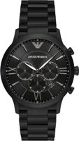 Emporio Armani Men's Chronograph Stainless Steel Watch: 