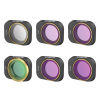 6 PCS / Set MCUV+CPL+ND4+ND8+ND16+ND32 Sunnylife MM3-FI411 For Mini 3 Pro Adjustable Filter: 