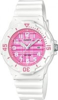 Casio Ladies Analogue Wrist Watch (White | Pink): 