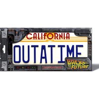 Back To The Future OUTATIME Licence Plate Replica (300x150mm): 