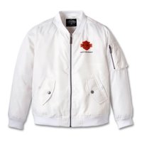 Women?s 120th Anniversary Bomber Jacket White - L: 