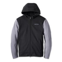 Men's 120th Anniversary Deflector Riding Fleece - Black & Quiet Shade - L: 
