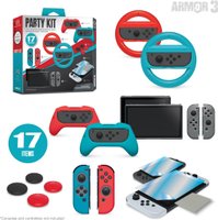 Nintendo Switch Party Kit Armor3 (17-in-1 Accessory): 