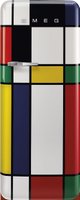 SMEG 50's Style Freestanding Single Door Refrigerator (270L)(Decorated-Multi Colour): 