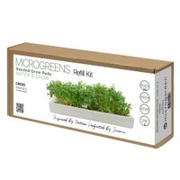 Grow Pads Cress (5 Pack)(Microgreens Superfood Seeded): 