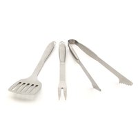 Outback Stainless Steel 3 piece BBQ Tool Set: 