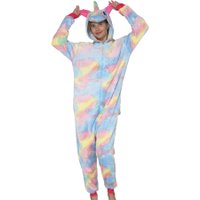 Iconix Adults Glow-in-the-Dark Unicorn Onesie (Perfect Pastel)(S): 