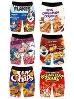 Novelty cereal underwear for men - pack of 6 (Small): 