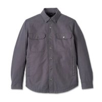 Men's Operative Riding Shirt Jacket - Grey Heather - S: 