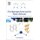 The Hydrogen Bond and the Water Molecule - The Physics and Chemistry of Water, Aqueous and Bio-Media (Hardcover): Yves Marechal