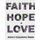 Faith, Hope and Love Adult Coloring Book (Paperback): Megan Rohrer