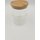 Home and Trends Stackable Glass Jar Set with Wooden Lid (2 Layer)(6cm): 