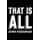 That Is All (Paperback): John Hodgman