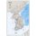 Korean Peninsula, Laminated - Wall Maps Countries & Regions (Sheet map, 2022nd ed.): National Geographic Maps
