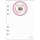 25 Sheets Dodo A5 Squared/Clear 100GSM Clairfontaine-Style Ruled Paper PPRA5 - 210 x 148mm, 8.27 x 5.83" Fits Filofax, Gillio,...
