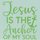 Jesus is the Anchor of my soul - 20x20cm - stencil: 