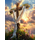 Paint by Number DIY Kit, 50x40cm - Cross sunset Scene: 