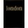 London - Gold and Black Decorative Book - Perfect for Coffee Tables, End Tables, Bookshelves, Interior Design & Home Staging...