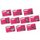Read Write Inc. Phonics: Red Ditty Black & White Books (Mixed Pack of 10) (Paperback): Gill Munton