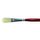 Borciani E Bonazzi Oil / Acrylic Brush Flat Ferrule Domed White Bristle - No 3: 