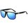UV Protected Polarized Square Sport Sunglasses for Men - Blue: 