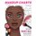 Makeup Charts - Face Templates for Makeup Artists - Black Model - HEART face shape (Paperback): I Draw Fashion