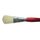 Borciani E Bonazzi Oil / Acrylic Brush Flat Ferrule Domed White Bristle - No 6: 