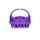 Shampoo Brush Hair Scalp Massager - Silicone Wet Dry Hair Shampoo Brush - Purple: 