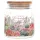 Vind Vreugde in die Here Afrikaans Glass Cookie Jar with Bamboo Lid (Afrikaans): 