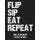 Flip Sip Eat Repeat - BBQ Cookbook - Secret Recipes for Men (Paperback): Pitmaster Bbq