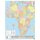 Africa Map Flat in a Tube 1:8 000 000 (Sheet map, folded): 