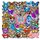 50-Piece - Holographic Butterfly stickers: 