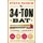 The 34-Ton Bat - The Story of Baseball as Told Through Bobbleheads, Cracker Jacks, Jockstraps, Eye Black, and 375 Other Strange...
