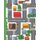 My Address Book - for Kids from Kindergarten to 3rd Grade - Road, Cars, & Houses Cover, Extra Pages for Notes, and Primary...