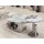 Elsa Coffee Table With Side Table (Silver): 
