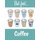 Coffee Lovers 4x4 Quad Graph Paper Workbook (Paperback): True North