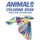 Animals Coloring Book Stress Relief And Mindfulness - Calming Coloring Book For Adults, Relaxing Illustrations And Animal...