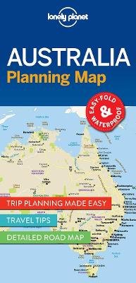 lonely planet australia planning map sheet map 9781786579089