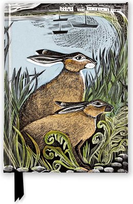 Angela Harding: Rathlin Hares (Foiled Pocket Journal) Image
