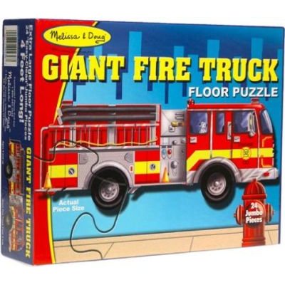 Floor Puzzles Melissa Doug Floor Puzzles Giant Fire Truck