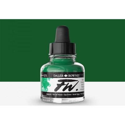 DR. FW. Acrylic Ink - 375 Sap Green (29.5ml Bottle) Image