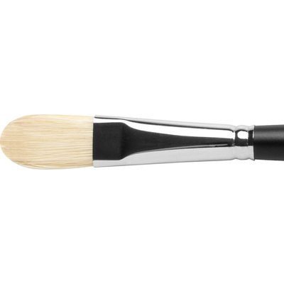 Jackson's Shiro Filbert No. 10 Professional Hog Bristle Hair Brush Image
