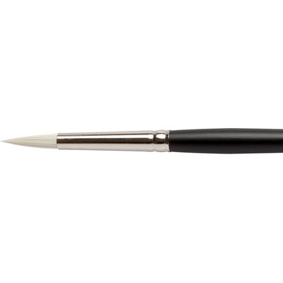 Jackson's Akoya Round No. 4 White Synthetic Bristle Hair Brush Image