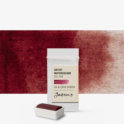 Jackson's Artist Watercolour Paint - Alizarin Crimson (Full Pan) Image