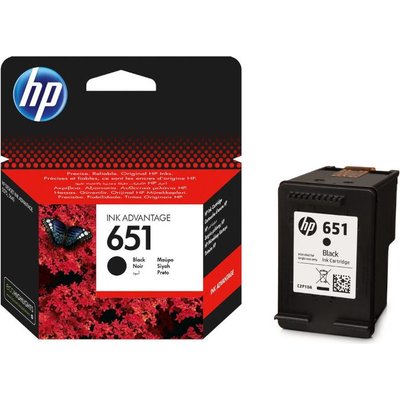 HP 651 Original Ink Cartridge (Black) Image