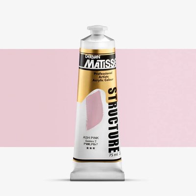Derivan Matisse Structure Acrylic Paint - Ash Pink (75 ml) Image