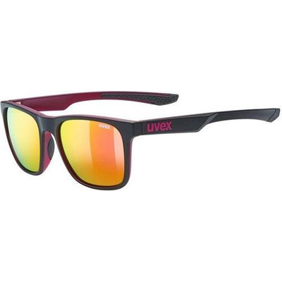Uvex lgl 42 Sports Lifestyle Spectacles (Black and Matte Purple) Image