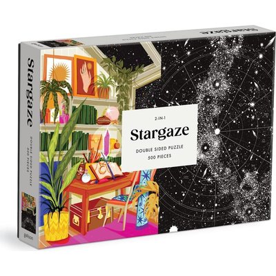 Galison Stargaze Double Sided Jigsaw Puzzle (500 Pieces) Image